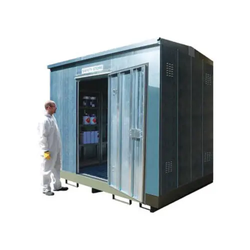 Economy Galvanised Bunded Store with Single Door