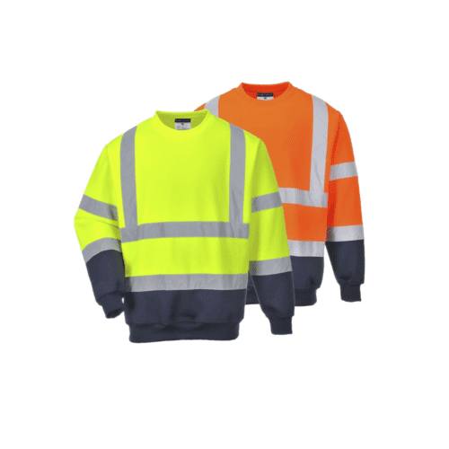 High Visibility Two-Tone Sweatshirt
