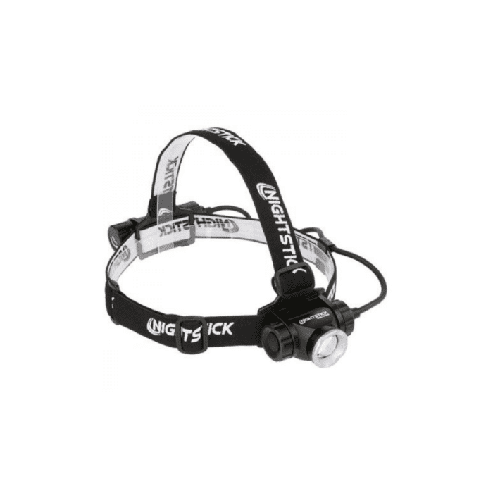 Nightstick Headlamp Torch - Adjustable Beam, USB Rechargeable