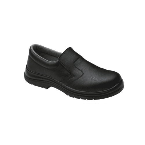 Hygienix Black Slip On Shoe