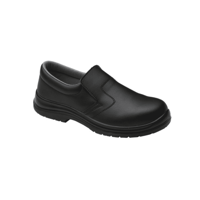 Hygienix Black Slip On Shoe