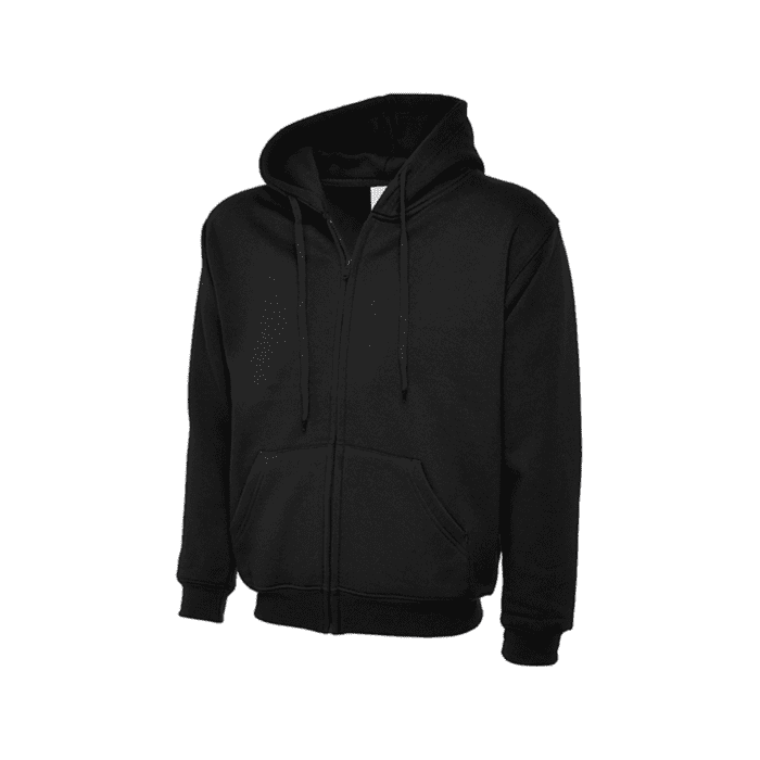 Zipped Hooded Sweatshirt
