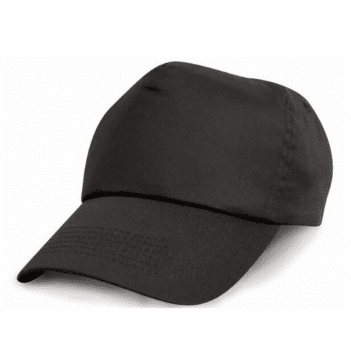 black baseball cap