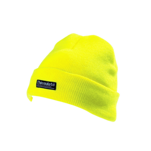Thinsulate Warm Thermal Beanie Hat High Vis
