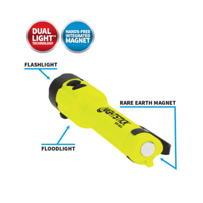 Nightstick (Zone 0) IS 2AA Dual-Light Flashlight w/Tail Magnet - Image 2