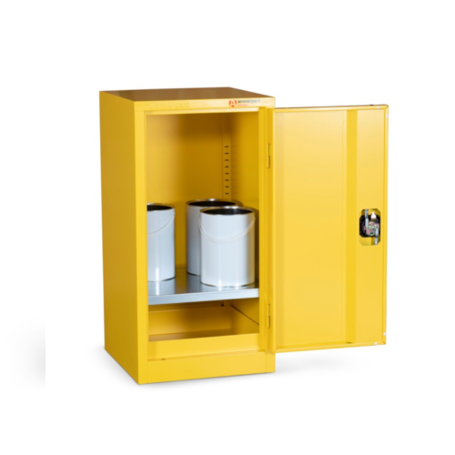 Armorgard Hazardous Floor Cupboard 450mm (H) x 465mm (W) x 905mm (D) c/w 1 Shelf