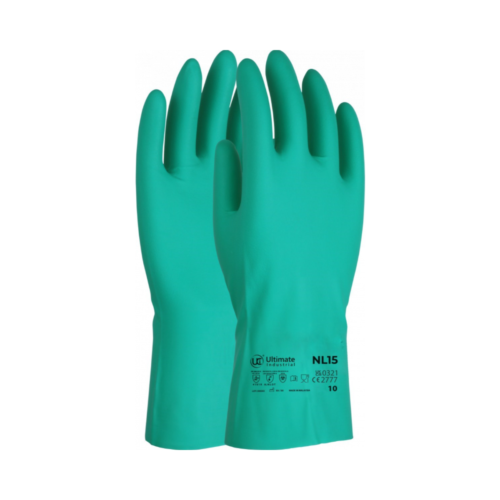 Nitra NL15 - Premium Green Nitrile Chemical Gauntlet