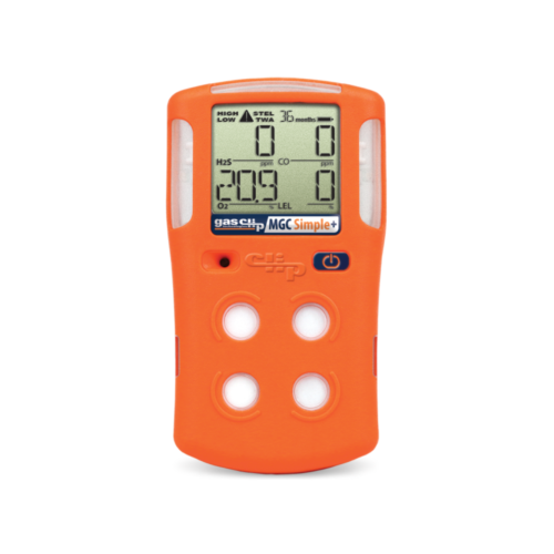 Multi Gas Clip Simple Plus 3 Year 4 Gas - H2S, CO, O2 & LEL