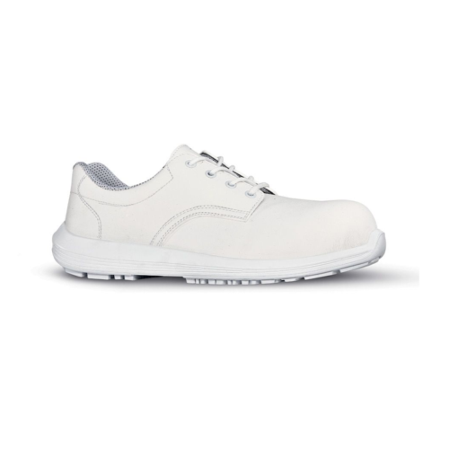 U-Power Rebound White Lace Up Safety Shoe S2