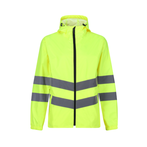 Hi-Vis Packaway Waterproof Jacket