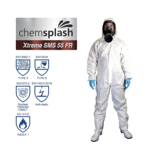 Chemsplash Xtreme SMS 50 Type 5/6 FR Coverall