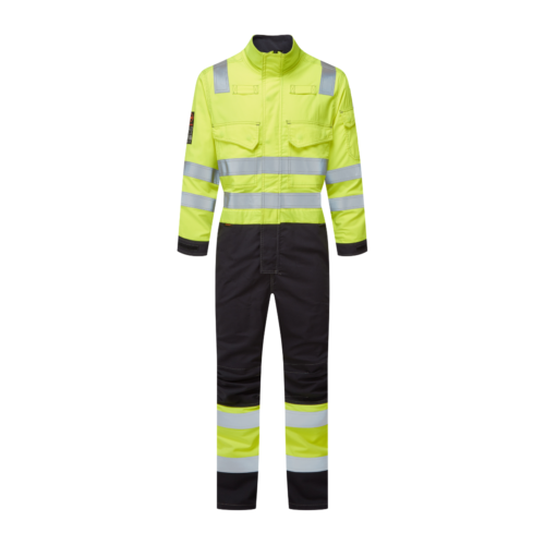 AS7210 ∙ Haztec® Calder Lightweight Inherent FR AS ARC Hi-Vis Two-Tone Coverall (2)