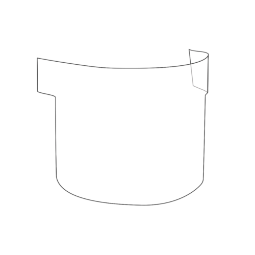 RP0147 ∙ Powercap® Infinity®Peel-Off Visor Cover (Pk 10)
