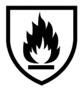 EN11612 Symbol (protection against heat and flame)