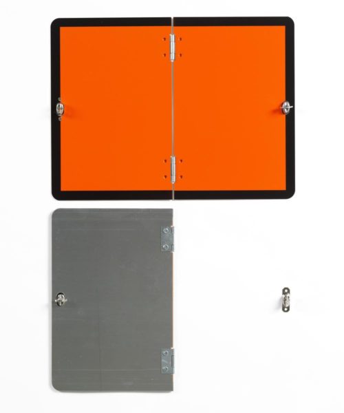 Vertically Hinged Folding Aluminium Hazchem Plate