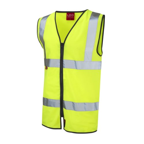 Hi-Vis Zipped Flame Retardant Waistcoat