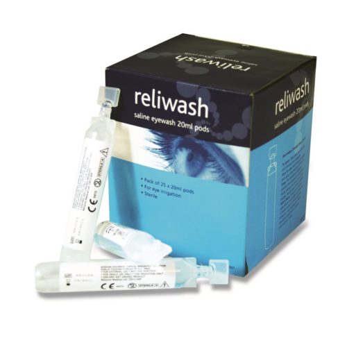 Sterile Eyewash Solution Pod 20ml Pack of 25