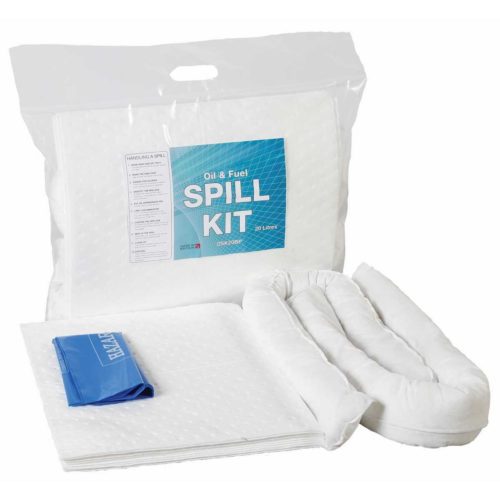 20 Litre Oil Absorbent Spill Kit
