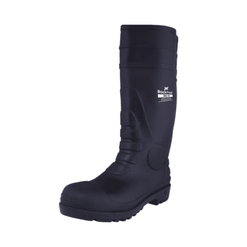 Black PVC Safety Wellington