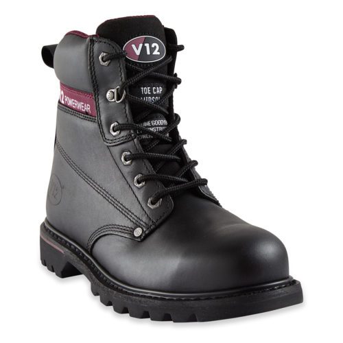 V12 Boulder Black Derby Safety Boot
