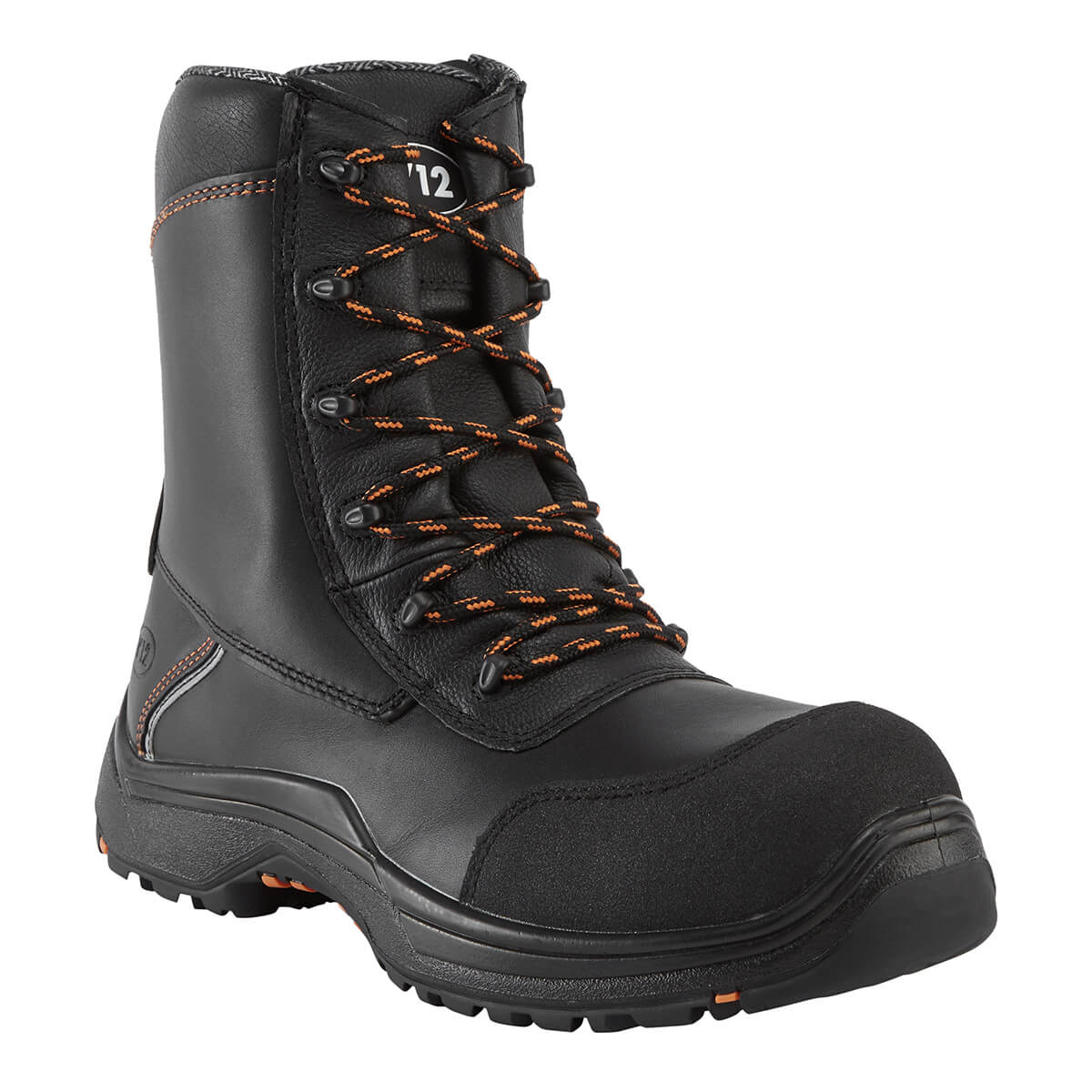 high leg zip safety boots