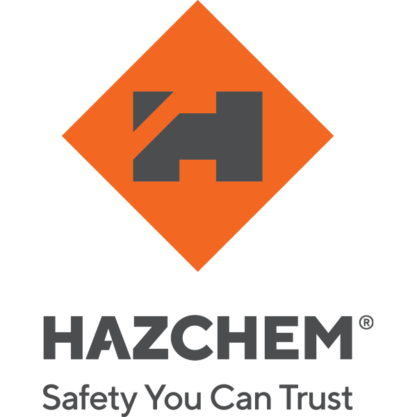 Hazchem Stacked_Logo_Orange-Grey+strap