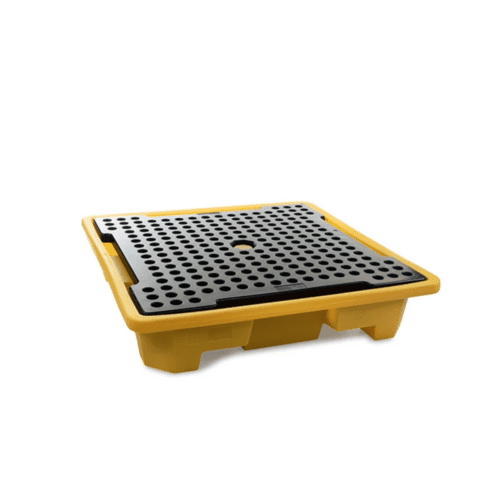 Nestable Spill Pallet/Bund 1460 x 1460 x 305mm, 4 Drum, 249 Litre
