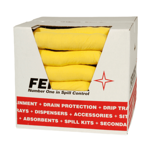 SC0630 Pack of 10 Chemical Absorbent Spill Socks 8cm x 1.2m 40 litres
