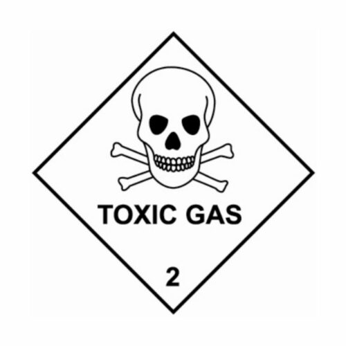 HD1220 UN Hazard Warning Diamond Class 2 Toxic Gas