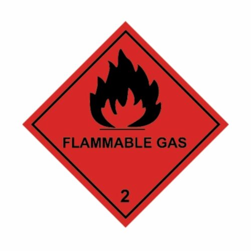 HD1230 UN Hazard Warning Diamond Class 2 Flammable Gas