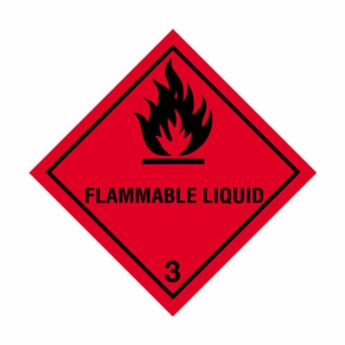 HD1301 UN Hazard Warning Diamond Class 3 Flammable Liquid