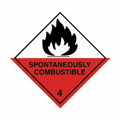 HD1410 UN Hazard Warning Diamond Class 4.2 Spontaneously Combustible