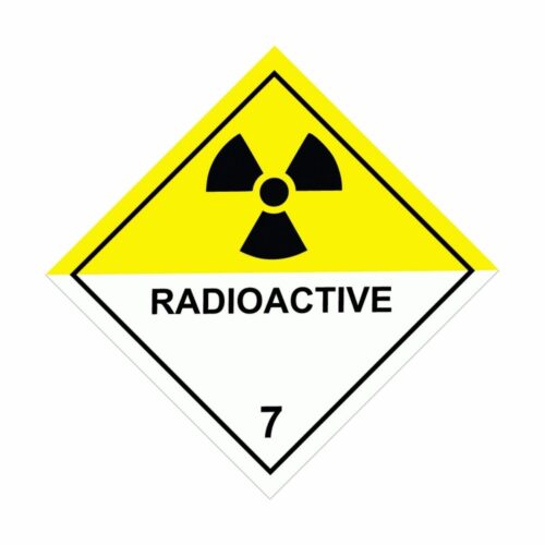 HD1710 UN Hazard Warning Diamond Class 7 Radioactive