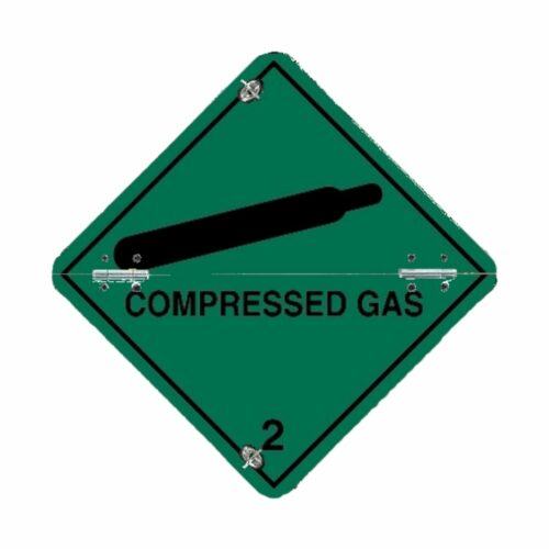 VS7210 Class 2 Compressed Gas Folding Diamonds 250 x 250mm