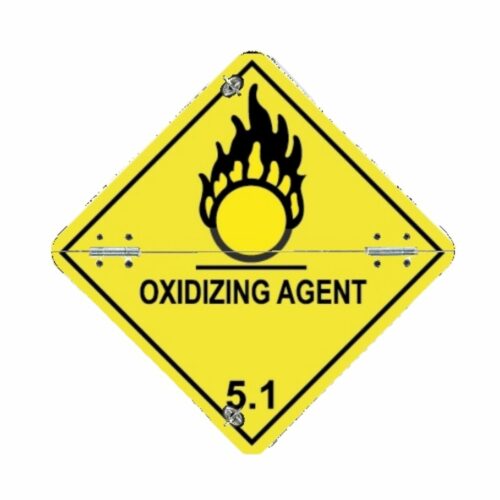 VS7510 Class 5.1 Oxidizing Agent Folding Diamond 250 x 250mm