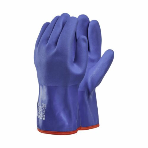 GL9394 Vyflex Boa Lined Blue PVC, Gauntlet, 35cm Long