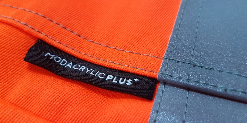 HAZTEC Modacrylic PLUS Orange Fabric