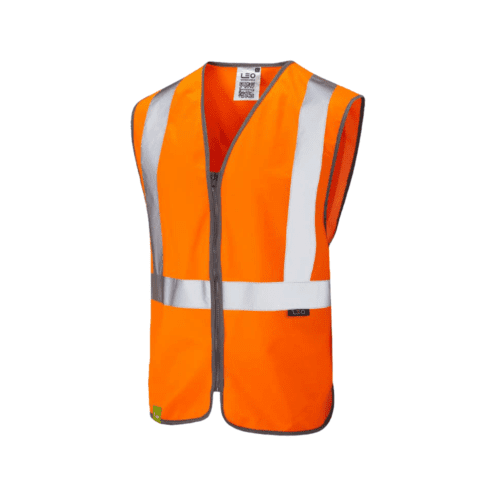 High Visibility Class 2 Railtrack Zip Waistcoat