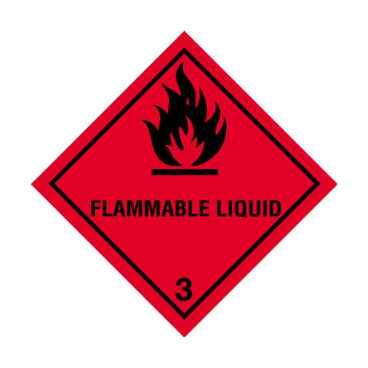 HD2301 UN Hazard Warning Diamond S_A Class 3 Flammable Liquid