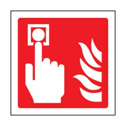 SS31017U Fire Alarm Call Point Symbol (100 x 100mm)