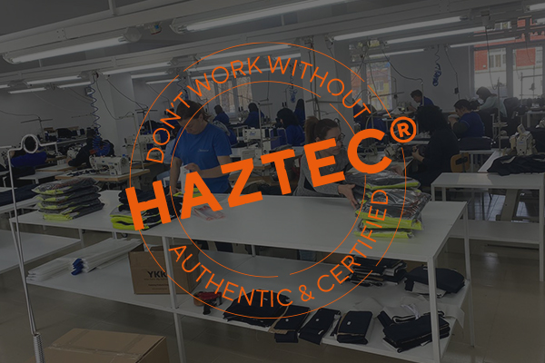HAZTEC certified and authentic guarantee stamp