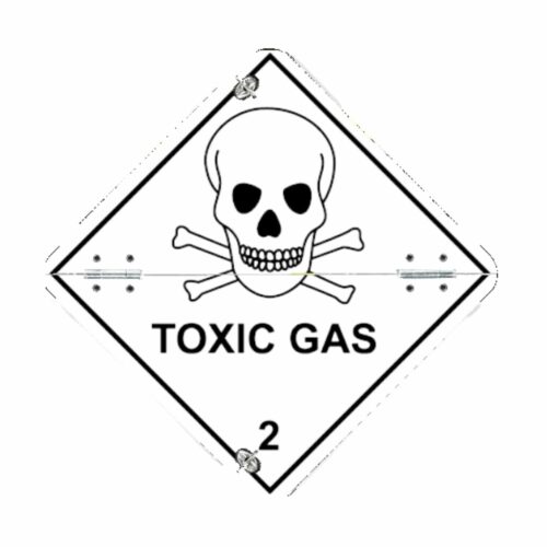 VS7220 Toxic Gas Folding Aluminium Diamond 250 x 250mm