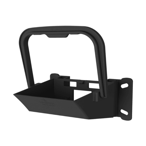 AE0120_Large Wheel Chock Holder in Black Plastic