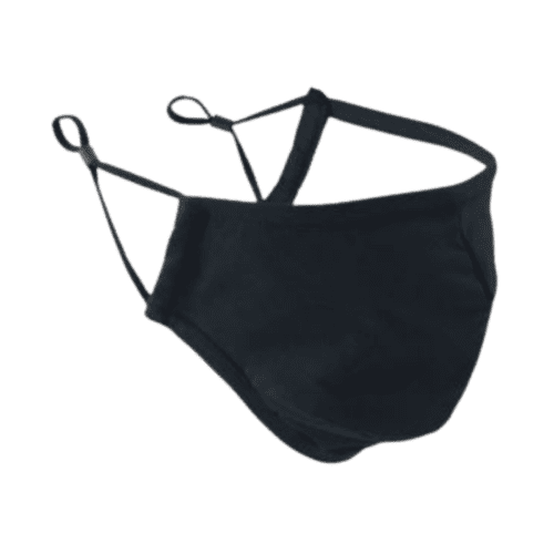 RP0034_Premier Washable 3-Layer Face Mask with Carbon Filter Option. Black