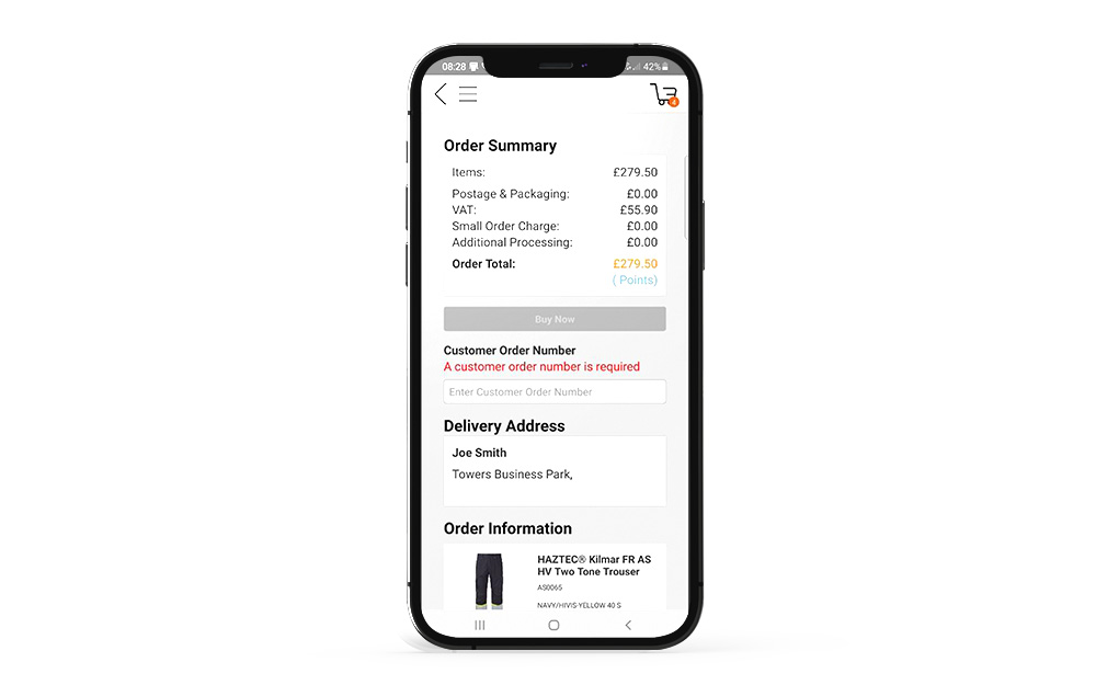 Hazchem Lynx PPE workwear ordering app 8