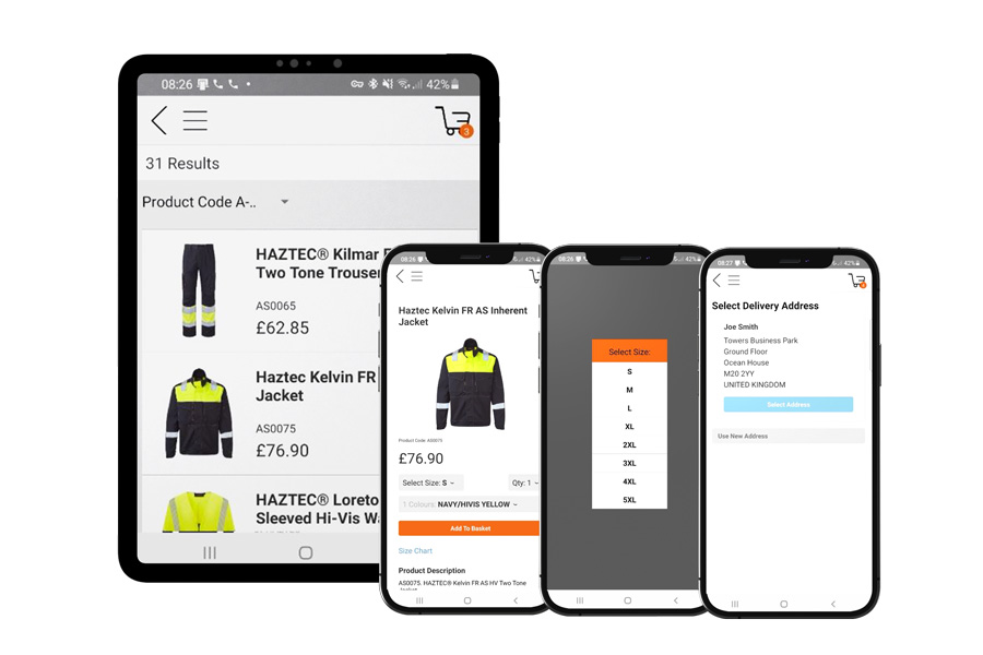 Hazchem online ordering lynx app ppe workwear offshore