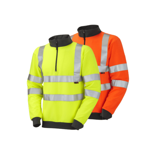 Quarter Zip Hi-Vis Sweatshirt