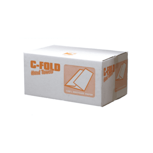 C-Fold Paper Towels 2ply White Case of 2400