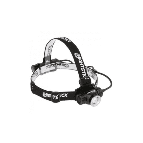 Nightstick Headlamp Torch - Adjustable Beam, USB Rechargeable