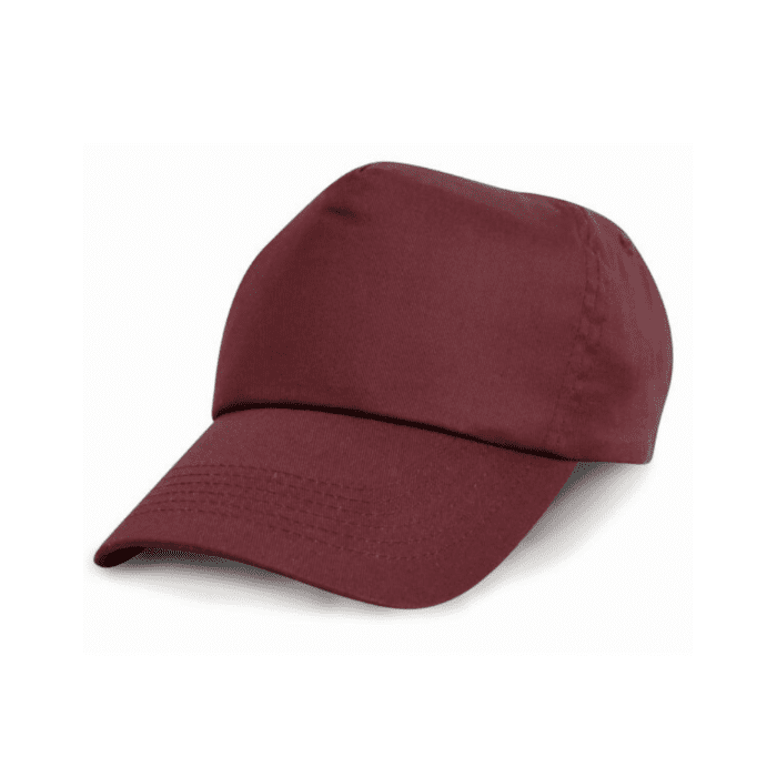 burgundy baseball cap